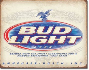Tin Sign BUD LIGHT Retro