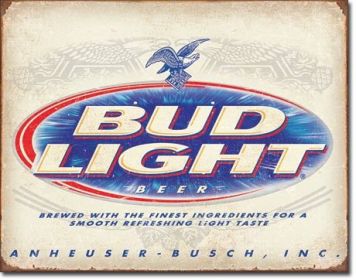 Tin Sign BUD LIGHT Retro