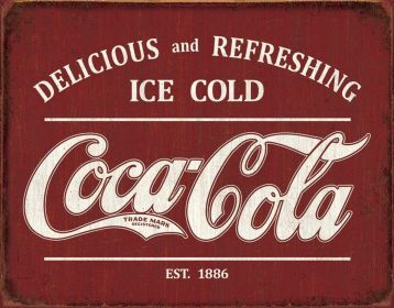 Tin Sign - COKE EST. 1886