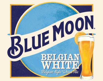 Tin Sign BLUE MOON Belgian White