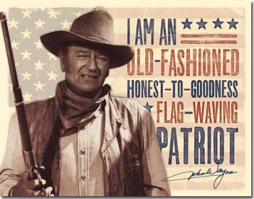 John Wayne - Patriot Tin Sign