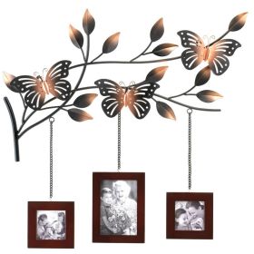 Metal Butterfly Wall Picture Frames DÃ©cor