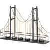 Golden Gate Bridge Wire Candle Holder