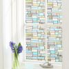 Brick Static Cling Cover Frosted Window Glass Film *Free Shipping*
