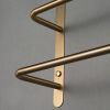 Three Staggered Bars Bathroom Towel Rack, Luxury Brushed Gold, 304 SS, 17.72 in. *Free Shipping*