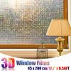 3D Window Privacy Film Static Decor Film Non-Adhesive Colorful Under Sunshine *Free Shipping*