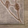 Adsila Iridescent Floral Modern Area Rug, Hazelnut *Free Shipping*