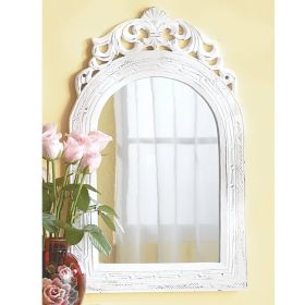 Weathered Wood Arch Mirror