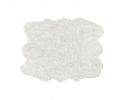 60" x 72" x 1.5" Off White Faux Sheepskin - Area Rug