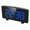 ELEGIANT FM Radio Alarm Clock Auto-Brightness Dimming Rechargeable Dual Snooze Alarm Clock *Free Shipping*