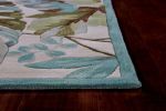 5' x 7' 6" Polyester Ivory  Area Rug