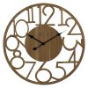 Hand Crafted Modern Natural Wood Wall Clock