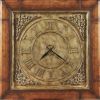 Old World Vintage Style Map and Clock Coffee Table