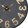 Black and Gold Round Wall Clock