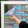 Brick Static Cling Cover Frosted Window Glass Film *Free Shipping*