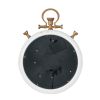 White and Gold Pocket Styled Vintage Wall Clock