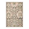 Augusta Traditional Oriental Floral Damask Indoor Area Rug, Light Blue *Free Shipping on orders over $46*