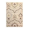 Augusta Traditional Oriental Floral Damask Indoor Area Rug, Ivory *Free Shipping on orders over $46*