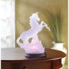 Color Changing Frosted Unicorn Figurine