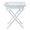 Romantic White Serving Tray with Stand with Two Drawers *Free Shipping*