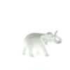 Sleek White Elephant Figurine