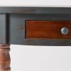 Vintage-Look Half-Moon Wood Hall Table *Free Shipping*