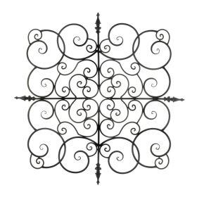 Square Fleur-De-Lis Wall Plaque