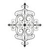 Fleur-De-Lis Scrollwork Wall Plaque