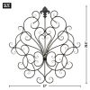 European Fleur-De-Lis Scrollwork Wall Plaque