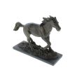 Wild Stallion Horse Statue