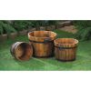 Rustic Barrel Planter Set *Free Shipping*