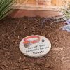 You Left Your Pawprints on Our Hearts - Pet Memorial Stepping Stone