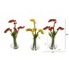 10â€ Baby Breath Artificial Arrangement in Vase (Set of 3)