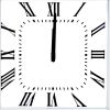 20 Inch Mirrored Wall Clock with Jeweled Accents, Silver *Free Shipping*