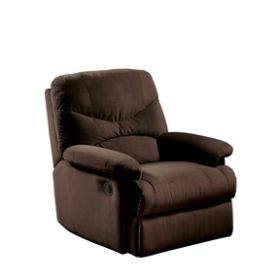 Comfortable Recliner Chair in Chocolate Brown Microfiber Upholstery *Free Shipping*
