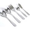 Gibson Home Hammered 46 Piece Flatware Set w/ Wire Caddy