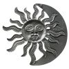 Celestial Sun and Moon Wall DÃ©cor In Metal, Gold and Rust Brown *Free Shipping*