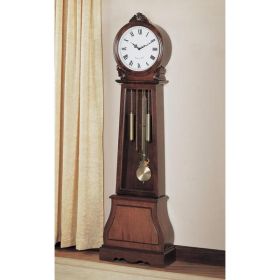 Brown Traditional Grandfather Clock With Chime *Free Shipping*