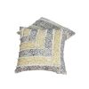 Cotton Hand Woven Pillows with Patch Work Details, Set of 2, Multicolor *Free Shipping*