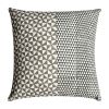 Block Printed Cotton Pillow with Geometric Details, Set of 4, Multicolor *Free Shipping*