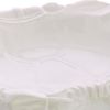 Transitional Styled Ceramic Crab Shaped Large Soap Dish in White