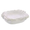 Transitional Styled Ceramic Crab Shaped Large Soap Dish in White