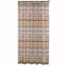 Shower Curtain with Traditional Kilim Pattern, Multicolor *Free Shipping*