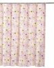 Sava Fabric Shower Curtain With Floral Print, Pink *Free Shipping*