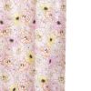 Sava Fabric Shower Curtain With Floral Print, Pink *Free Shipping*