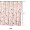 Sava Fabric Shower Curtain With Floral Print, Pink *Free Shipping*