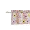 Sava Fabric Valance with Floral Print Design, Pink *Free Shipping*