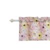 Sava Fabric Valance with Floral Print Design, Pink *Free Shipping*