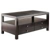 Modern Espresso 2 Drawer Coffee Table *Free Shipping*