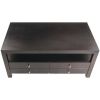 Modern Espresso 2 Drawer Coffee Table *Free Shipping*